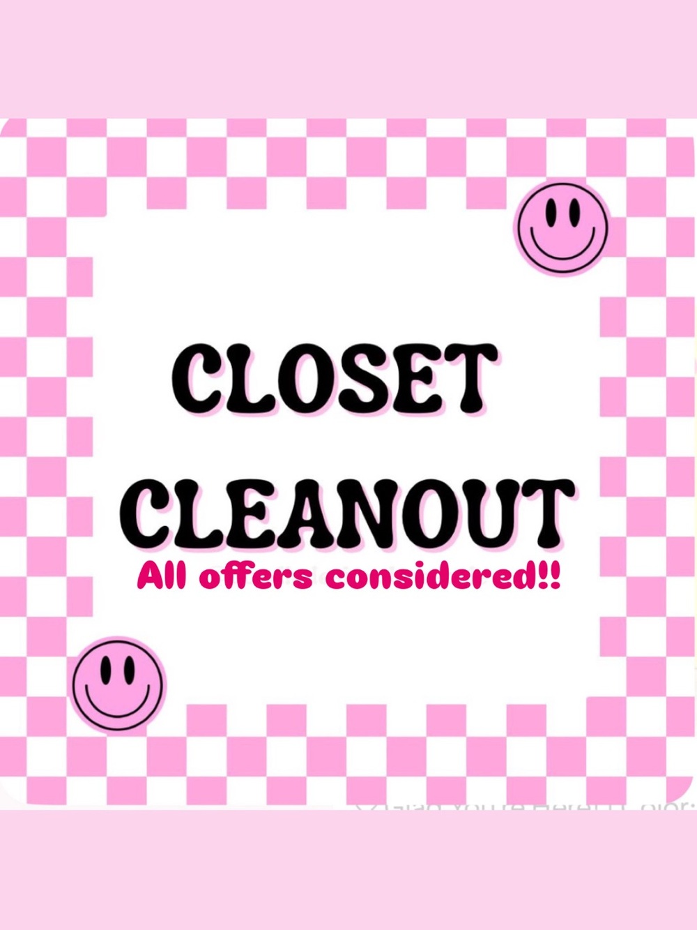 Closet Cleanout